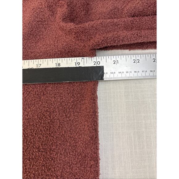 Barefoot Dreams Cozy Chic Open Front Cardigan Rose Burgundy Medium - Picture 10 of 15